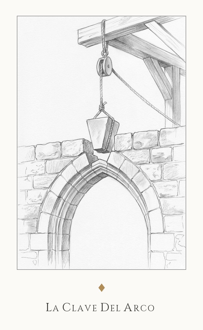 L&aacute;mina interior: la clave del arco